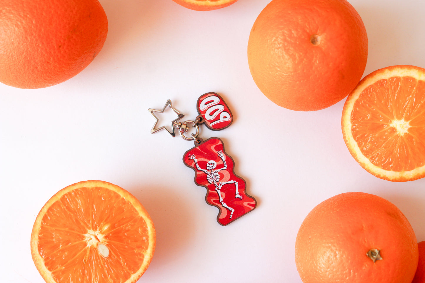 Spooky Scary Skeletons Key Ring
