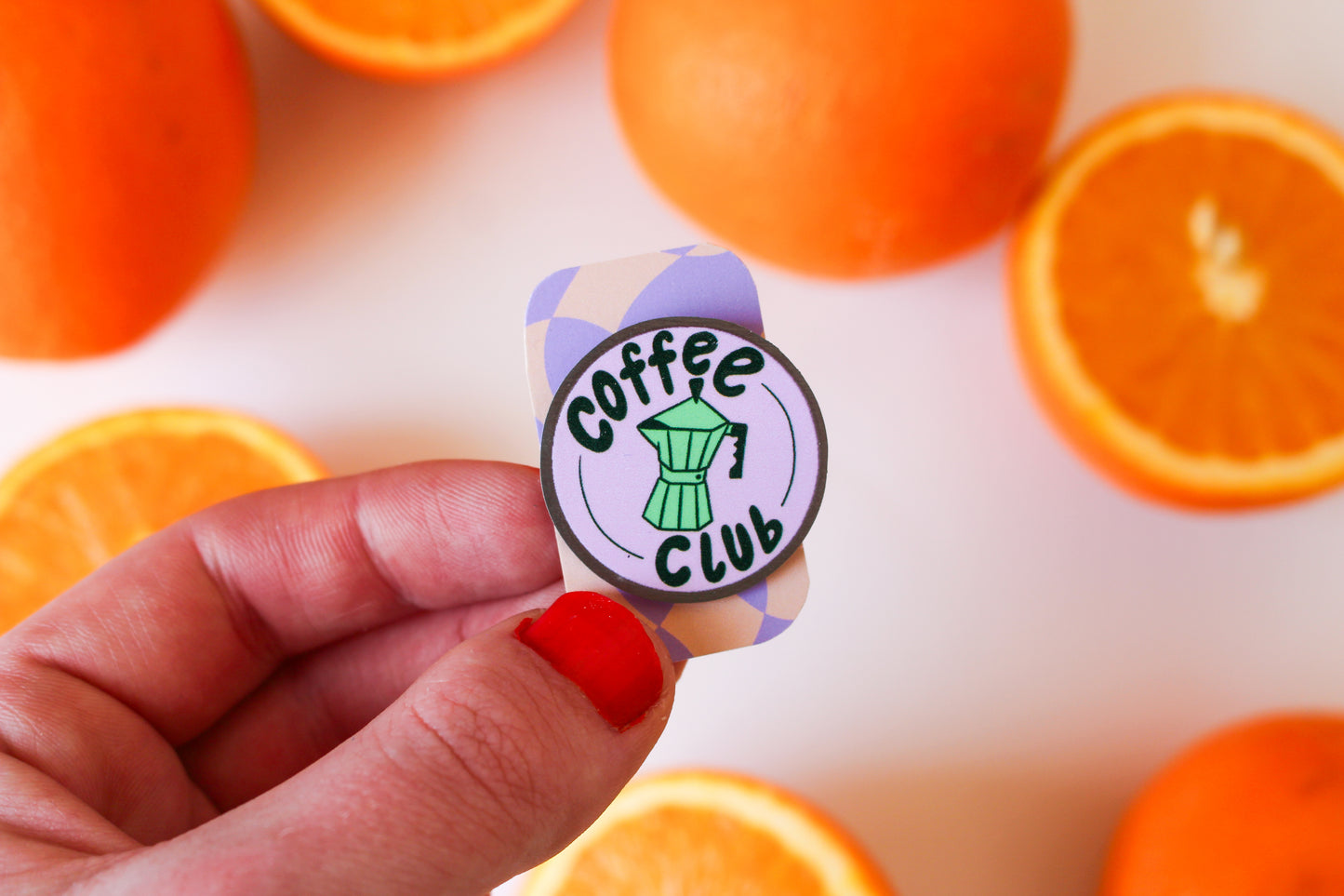 Coffee Club Pin Badge