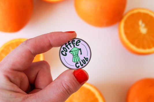 Coffee Club Pin Badge