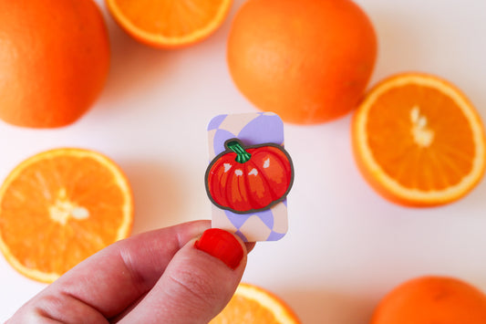 Pumpkin Pin Badge