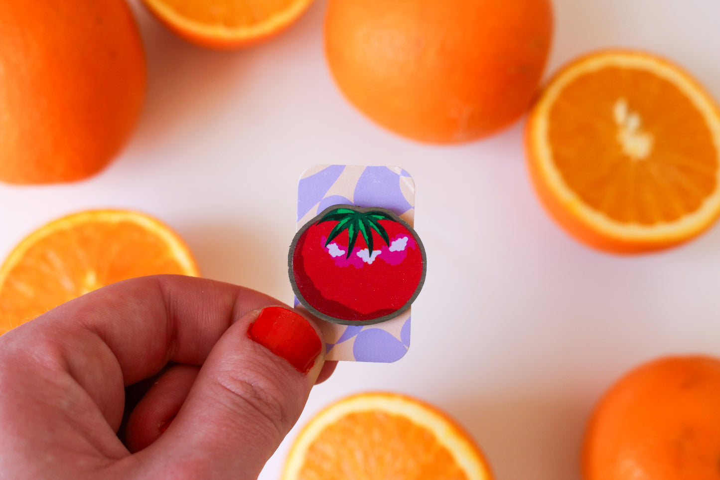 Tomato Pin Badge