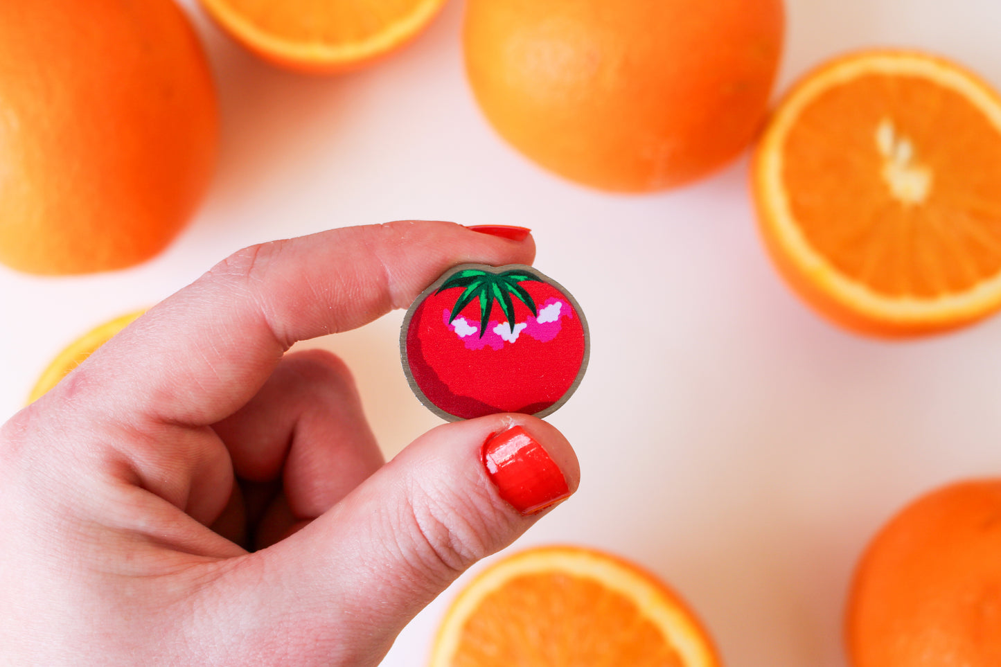 Tomato Pin Badge
