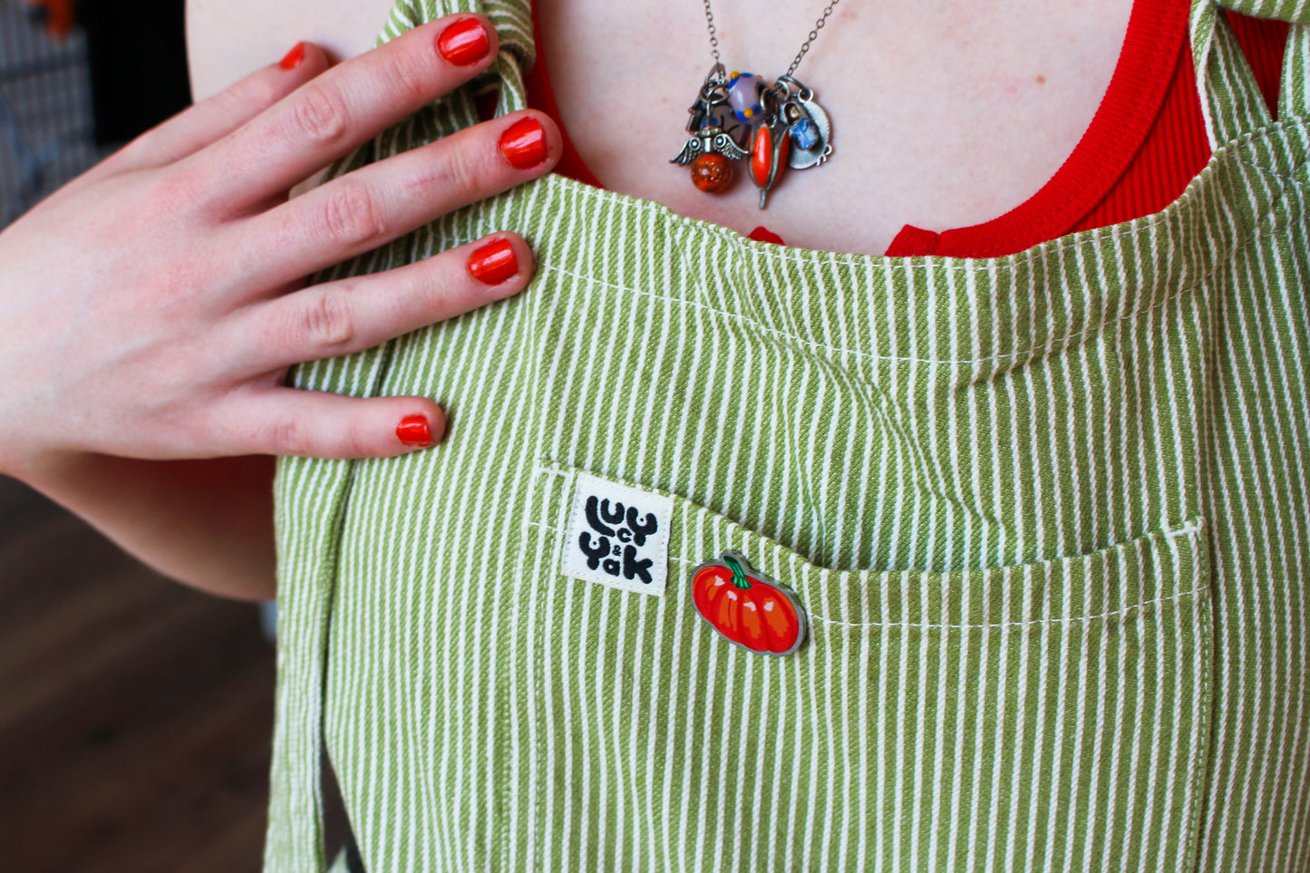 Pumpkin Pin Badge