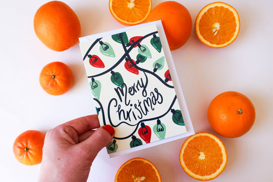 Christmas Lights Card