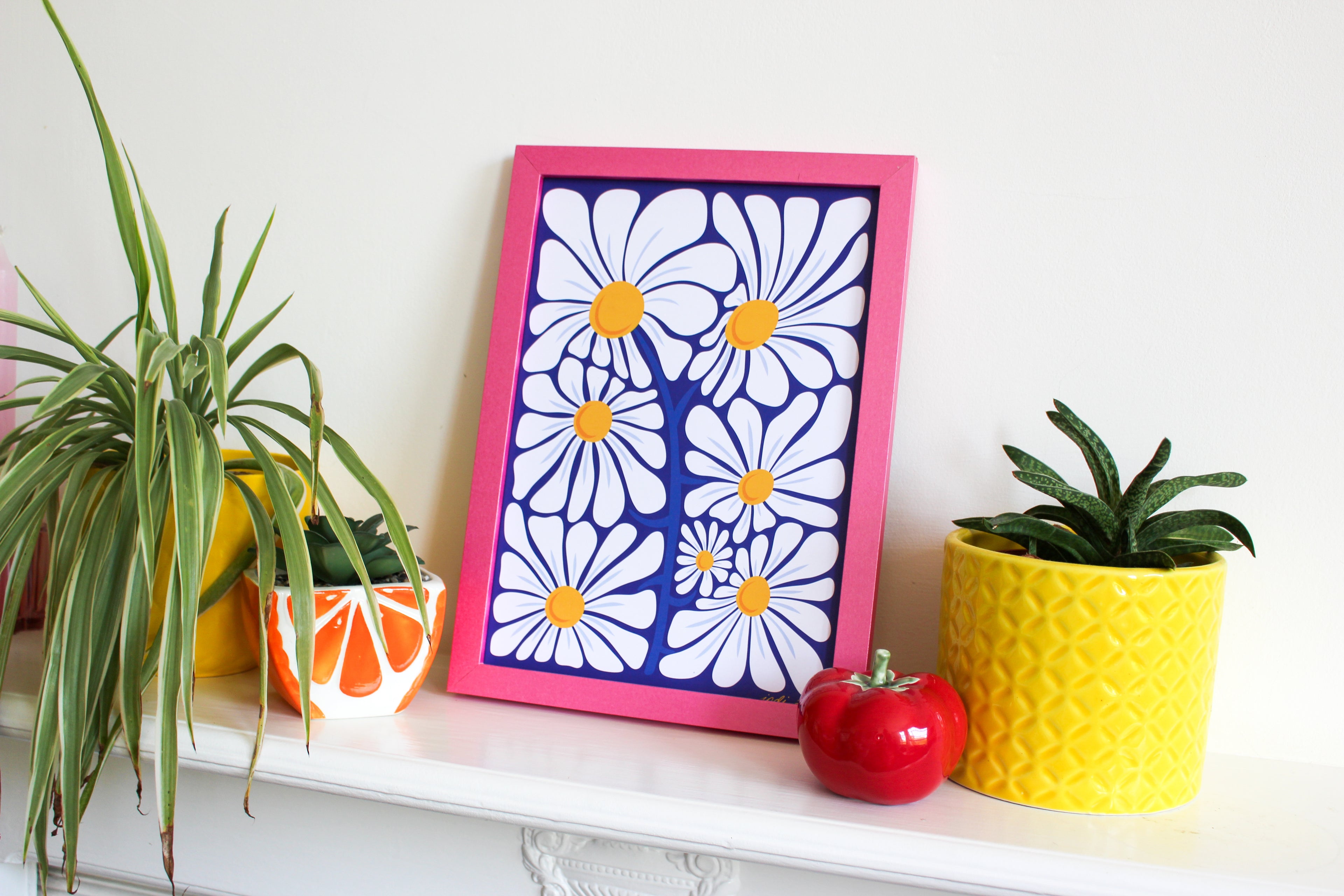 Crazy Daisy A4 Print