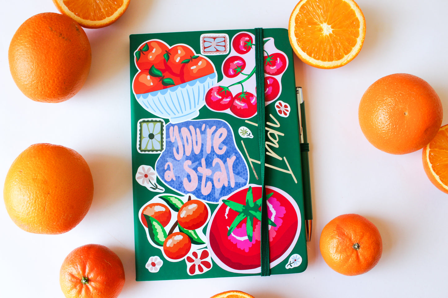 Bowl of Oranges Sticker