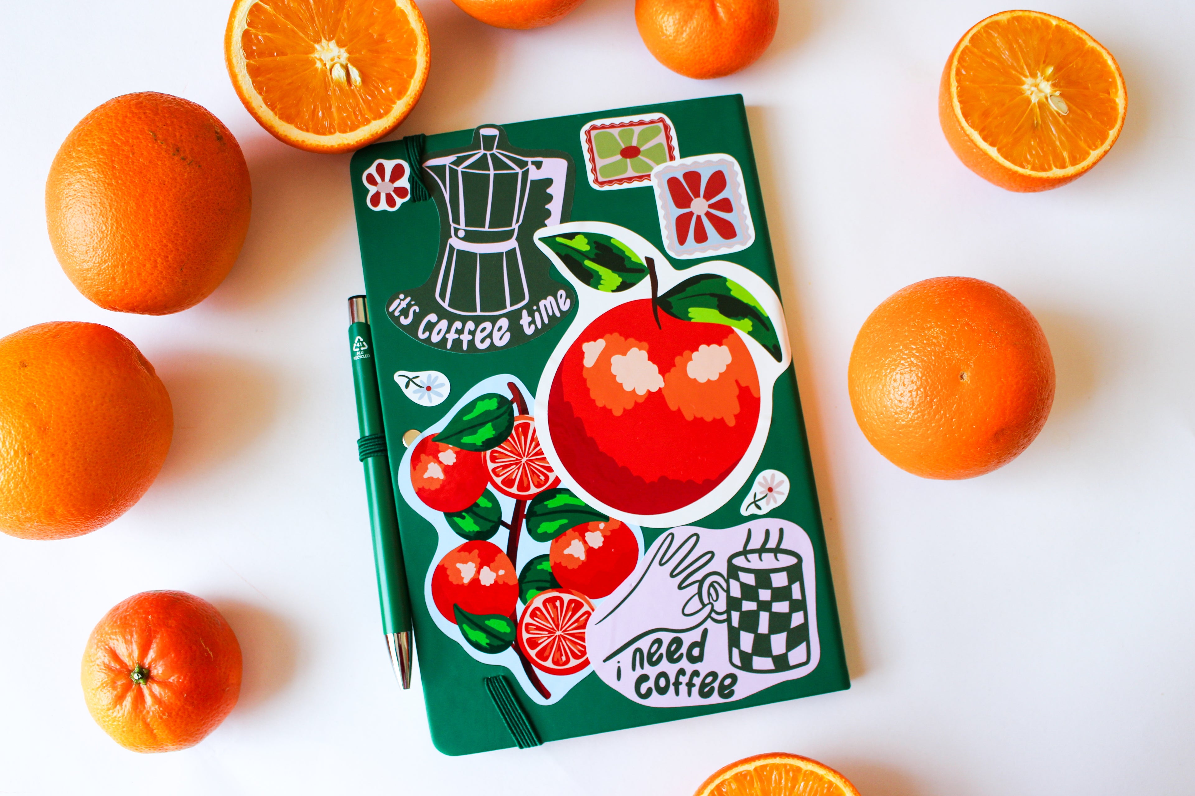 Orange stickers