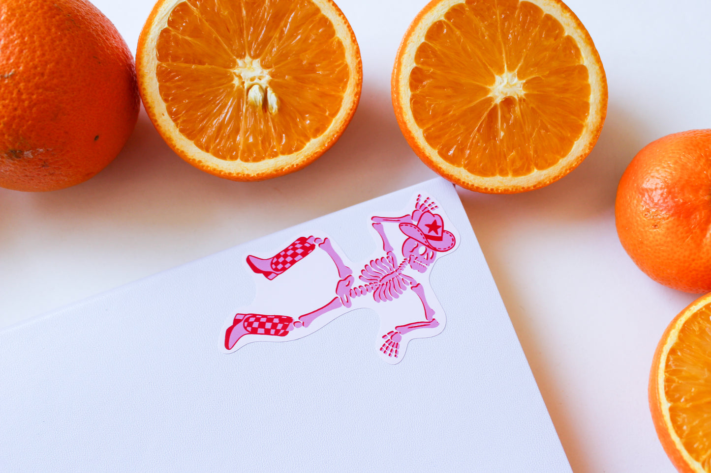 Cowgirl Skeleton Stickers
