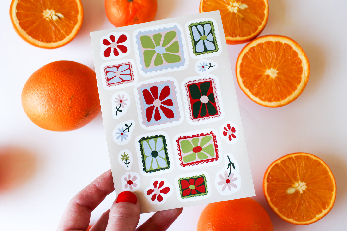 Flower Sticker Sheet