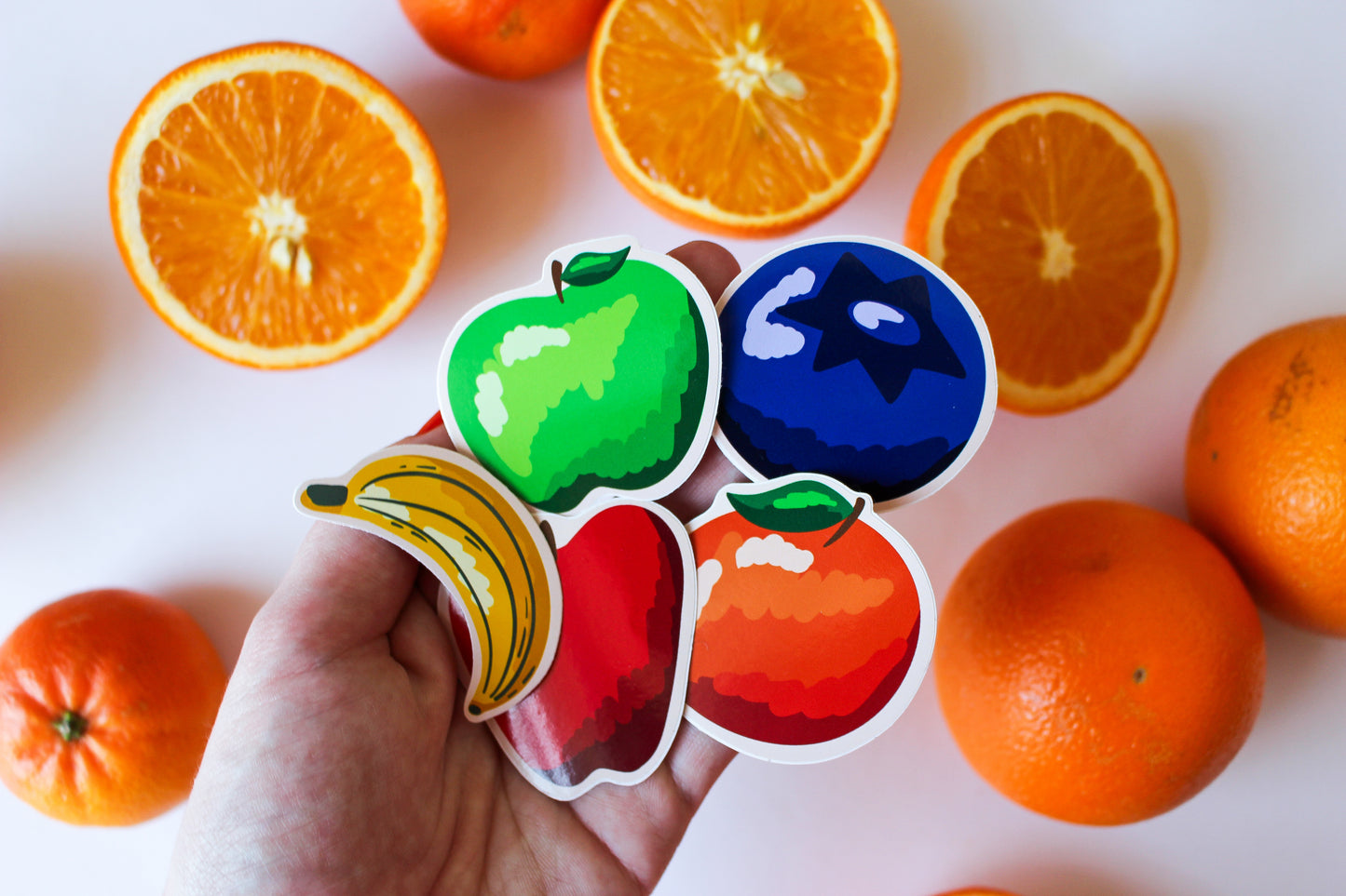 Fruit Stickers set of five