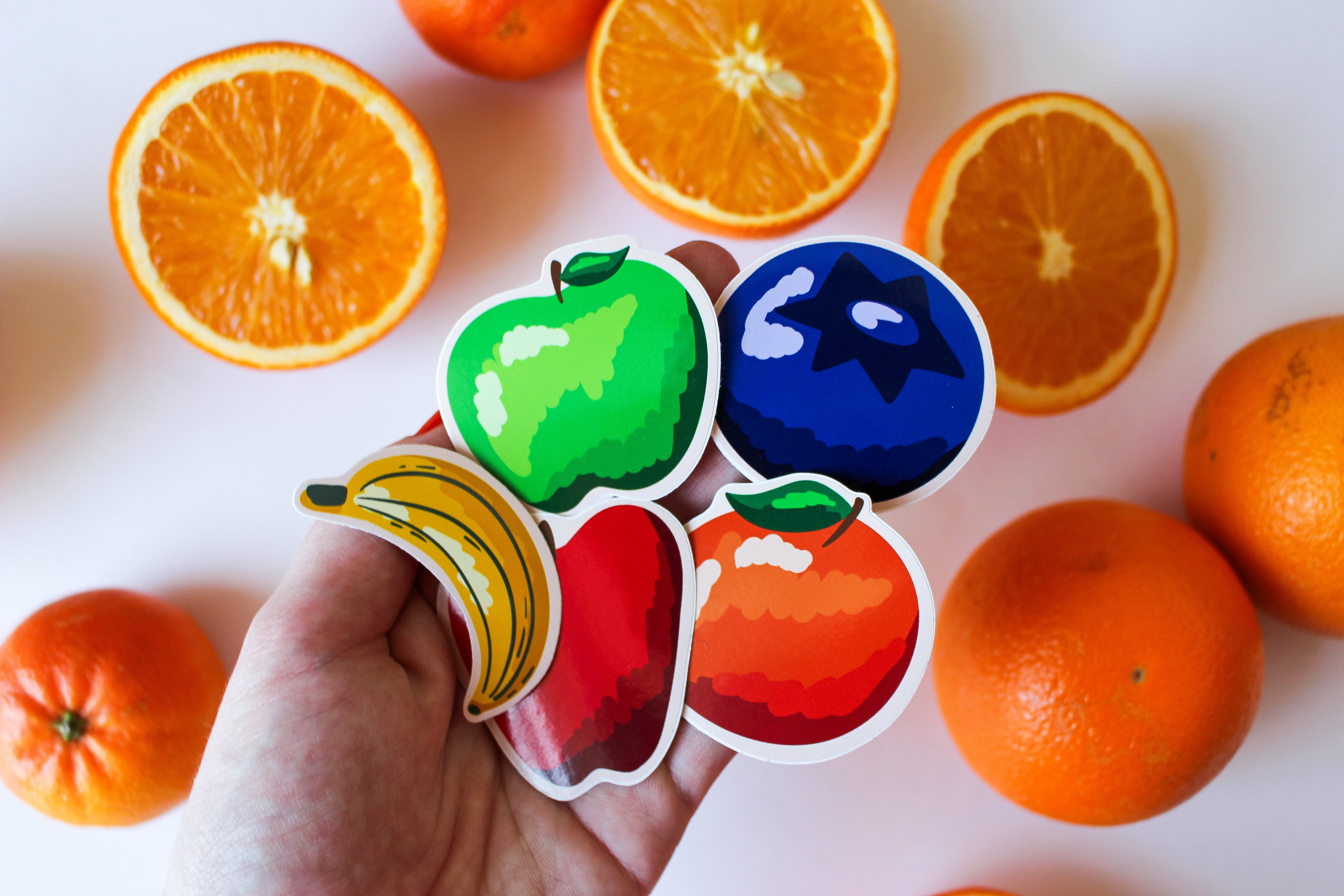 Fruit Stickers set of five
