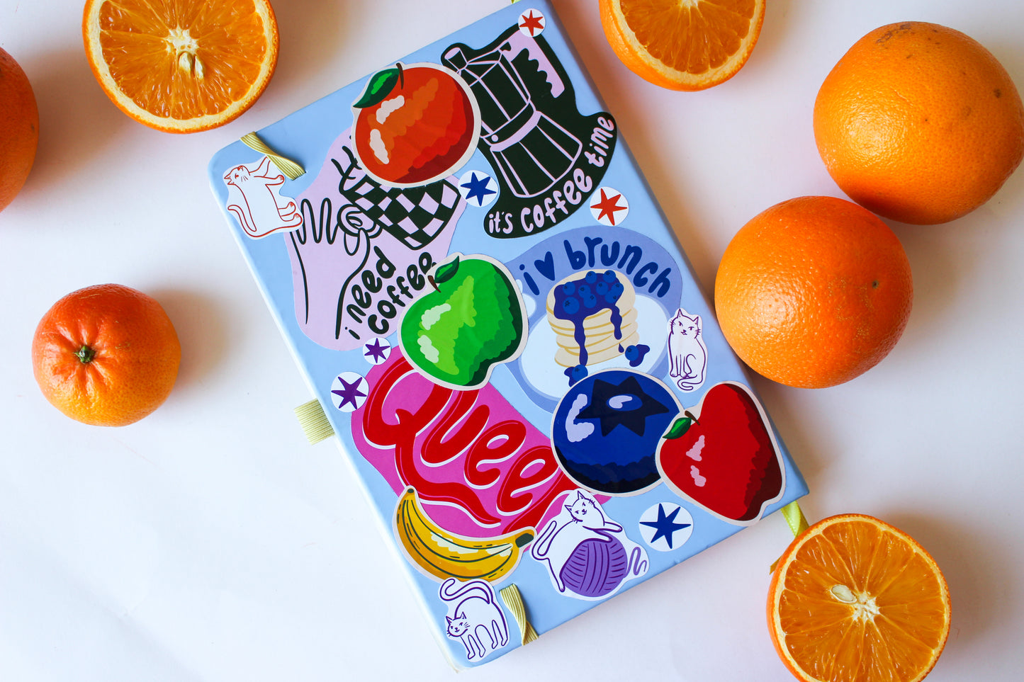 Fruit Stickers set of five