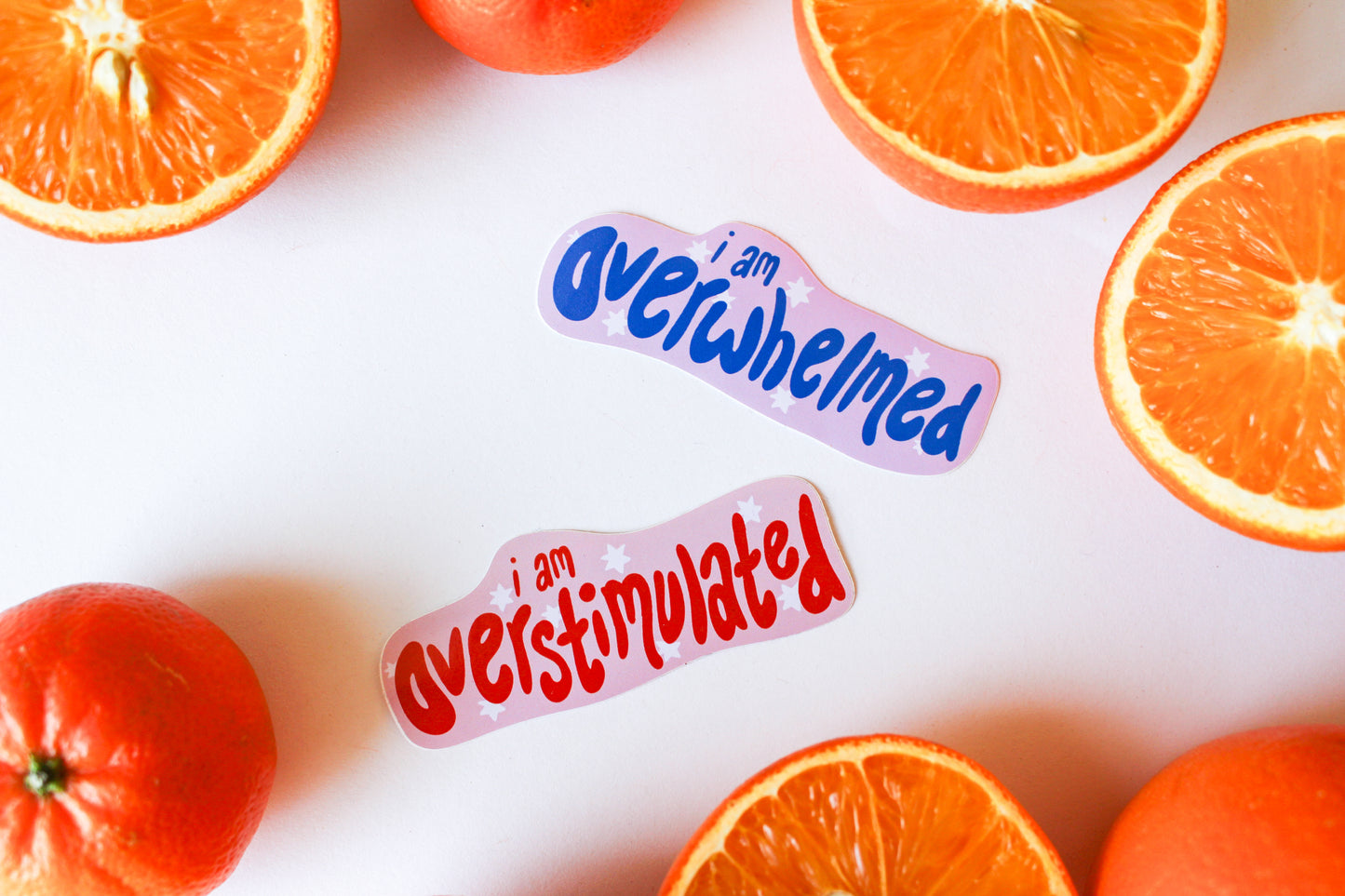 Overwhelmed/Overstimulated Stickers