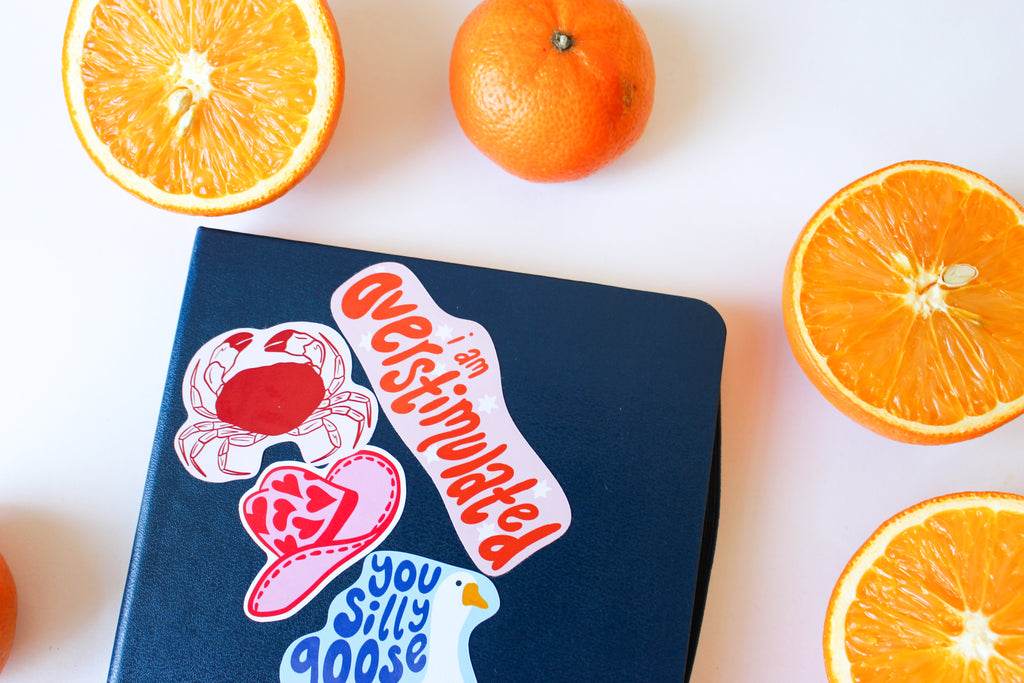 Overwhelmed/Overstimulated Stickers