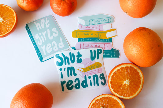 Reading Book Stickers