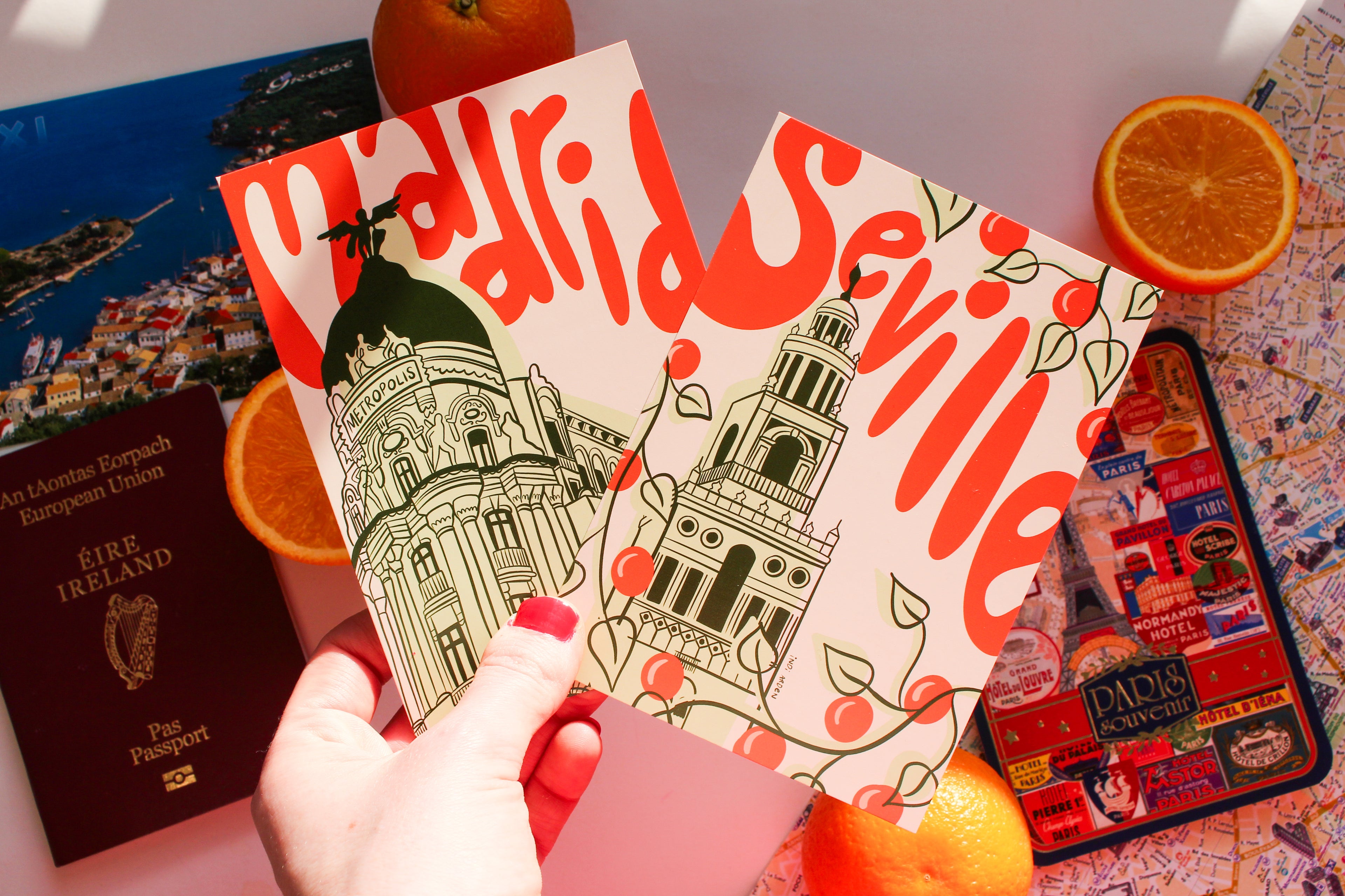 Spain Travel Postcards
