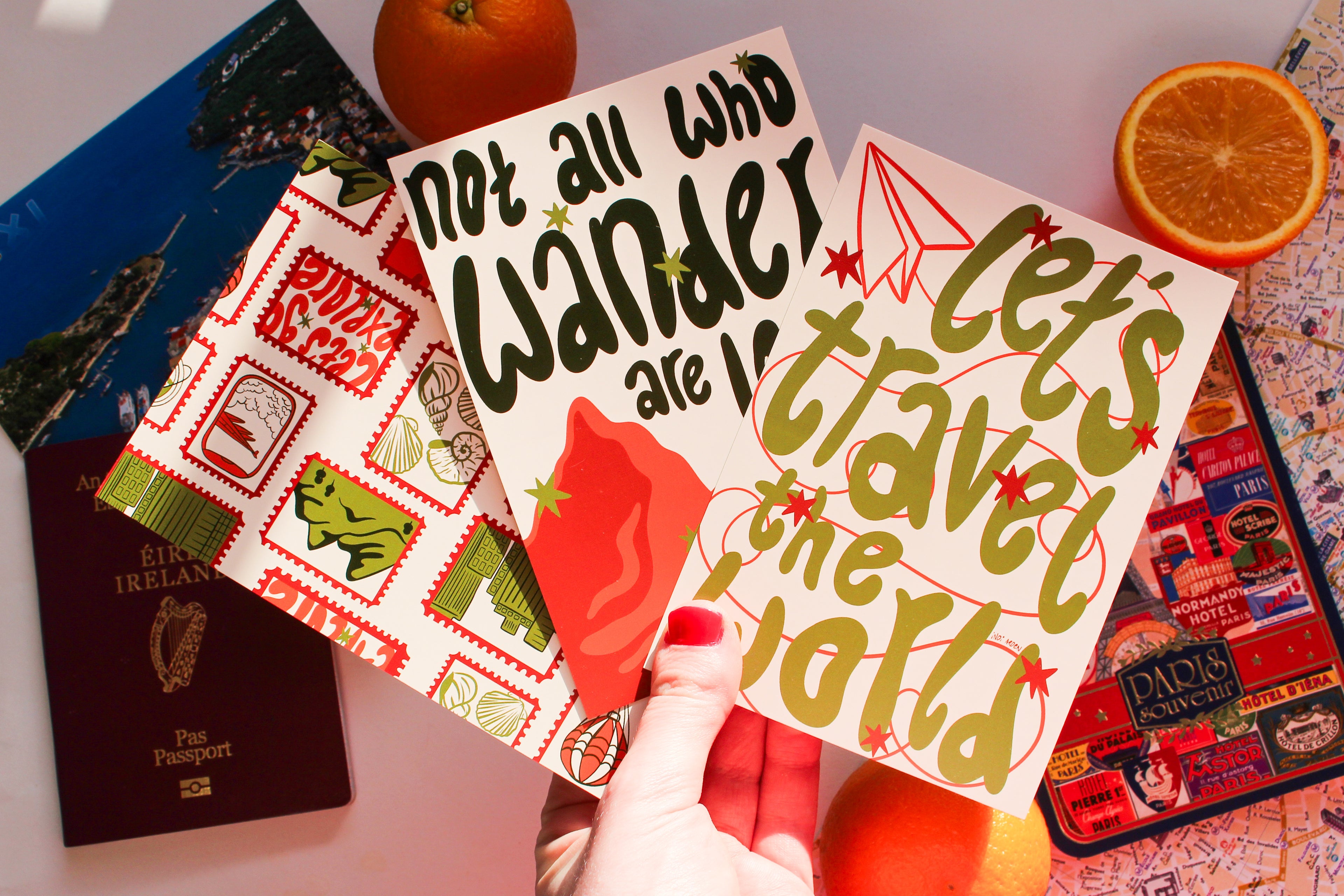 Wanderlust Postcards