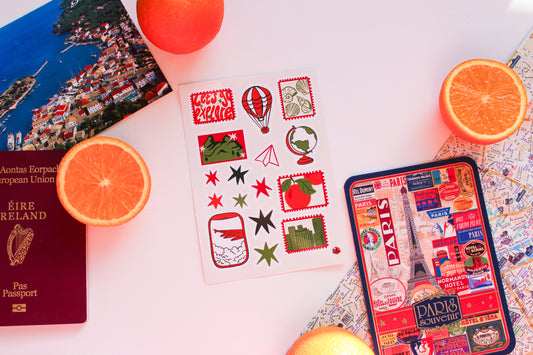 Travel Sticker Sheet