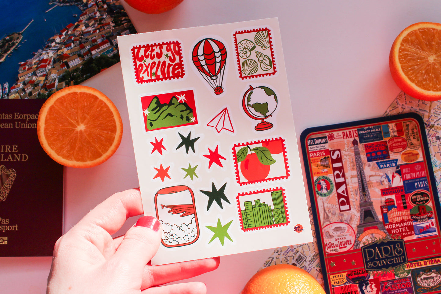 Travel Sticker Sheet
