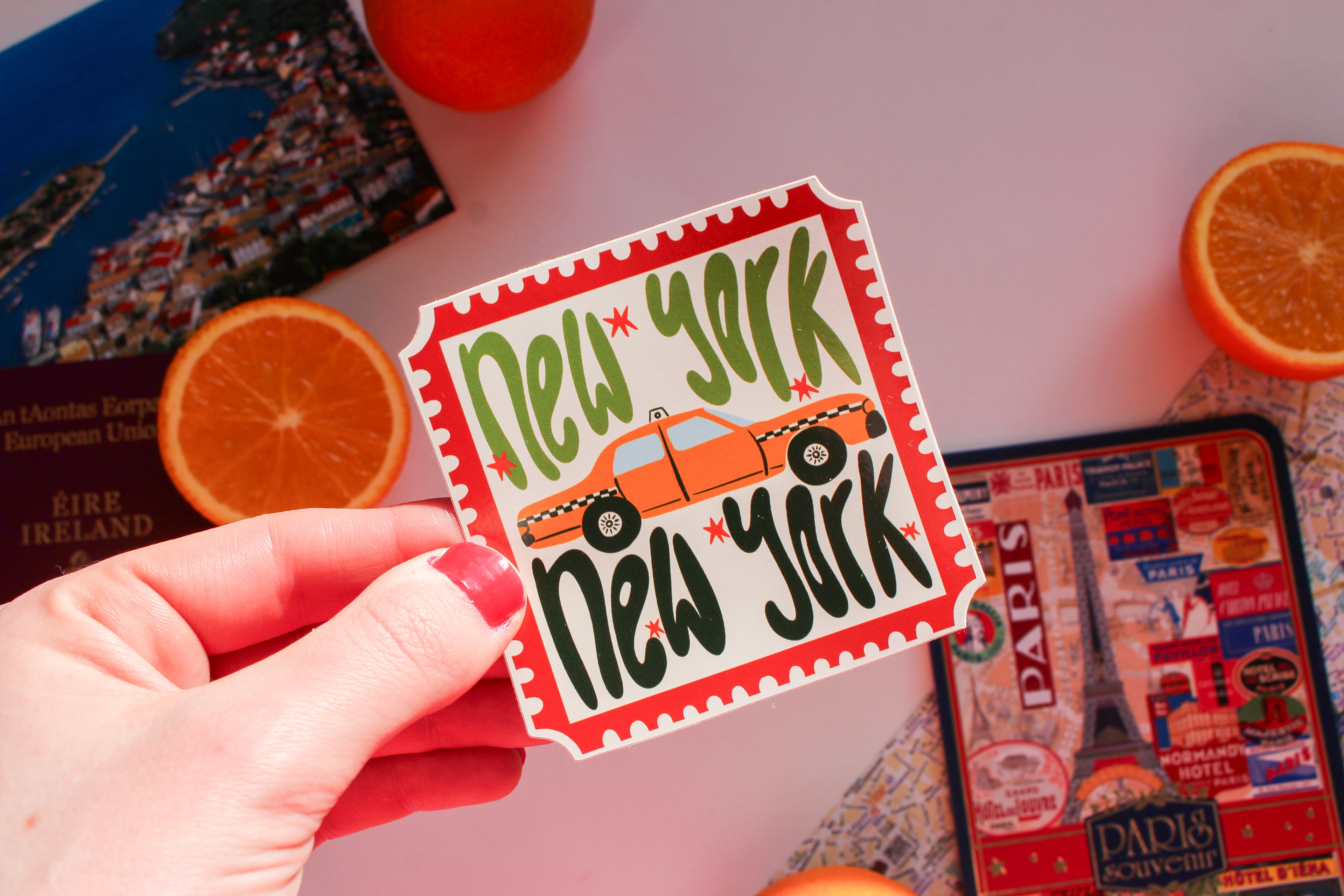 City Stamp Stickers