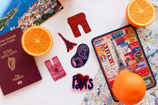 Paris Stickers set of five