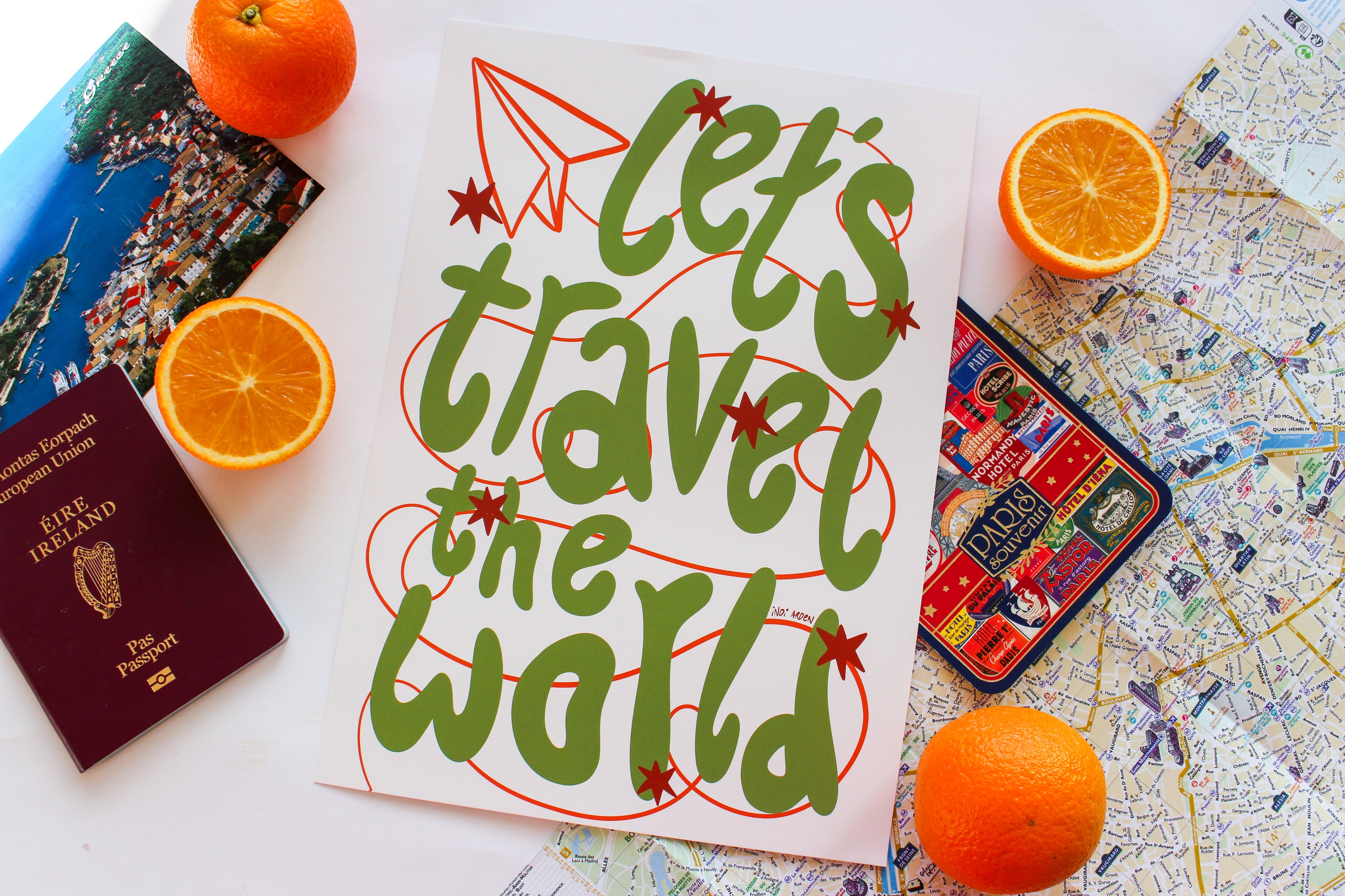 Travel Prints A4