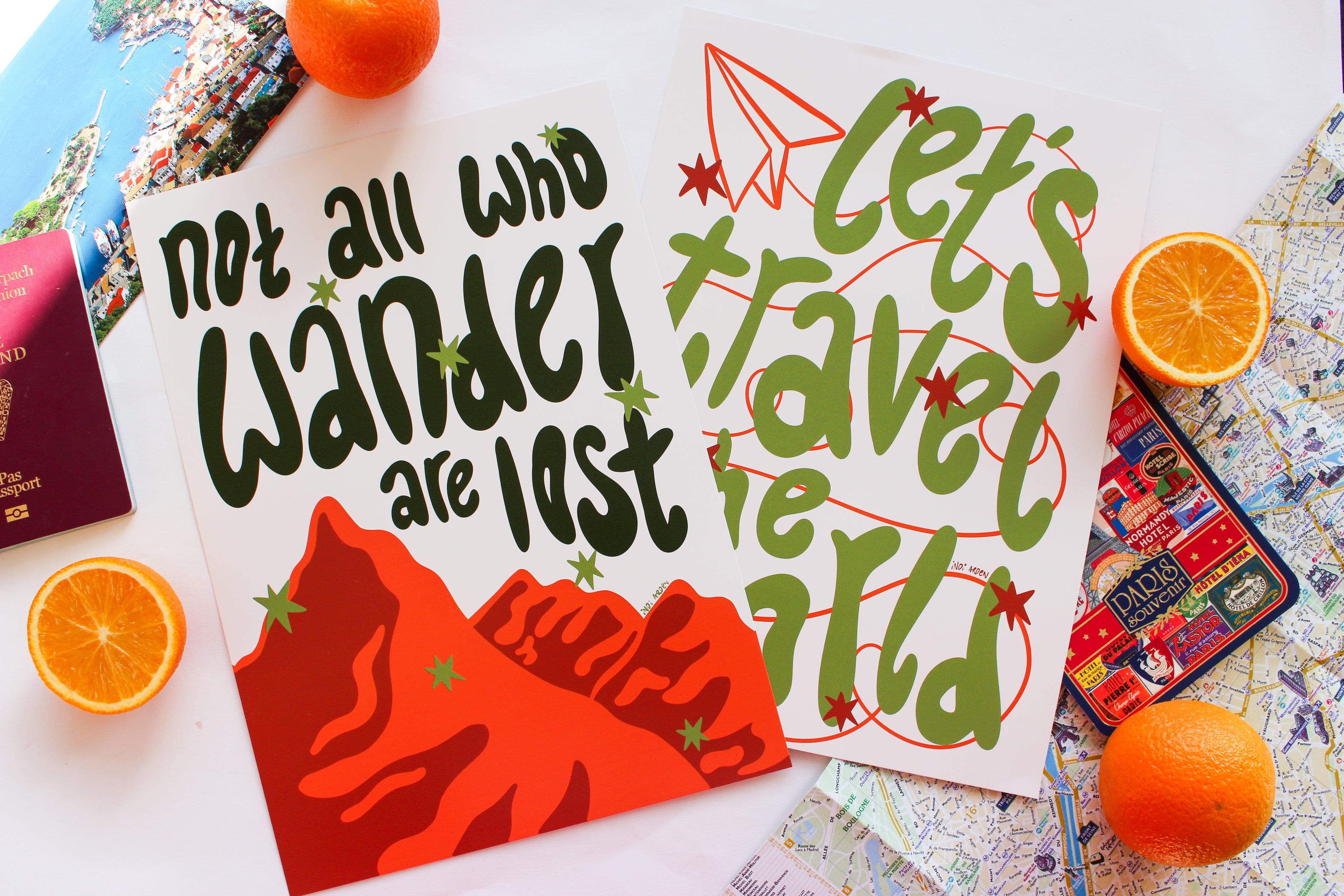 Travel Prints A4