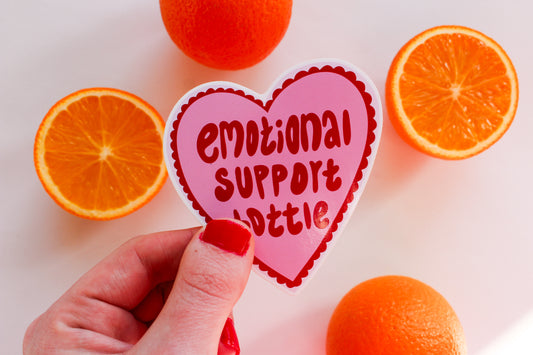 Emotional Support Bottle Sticker