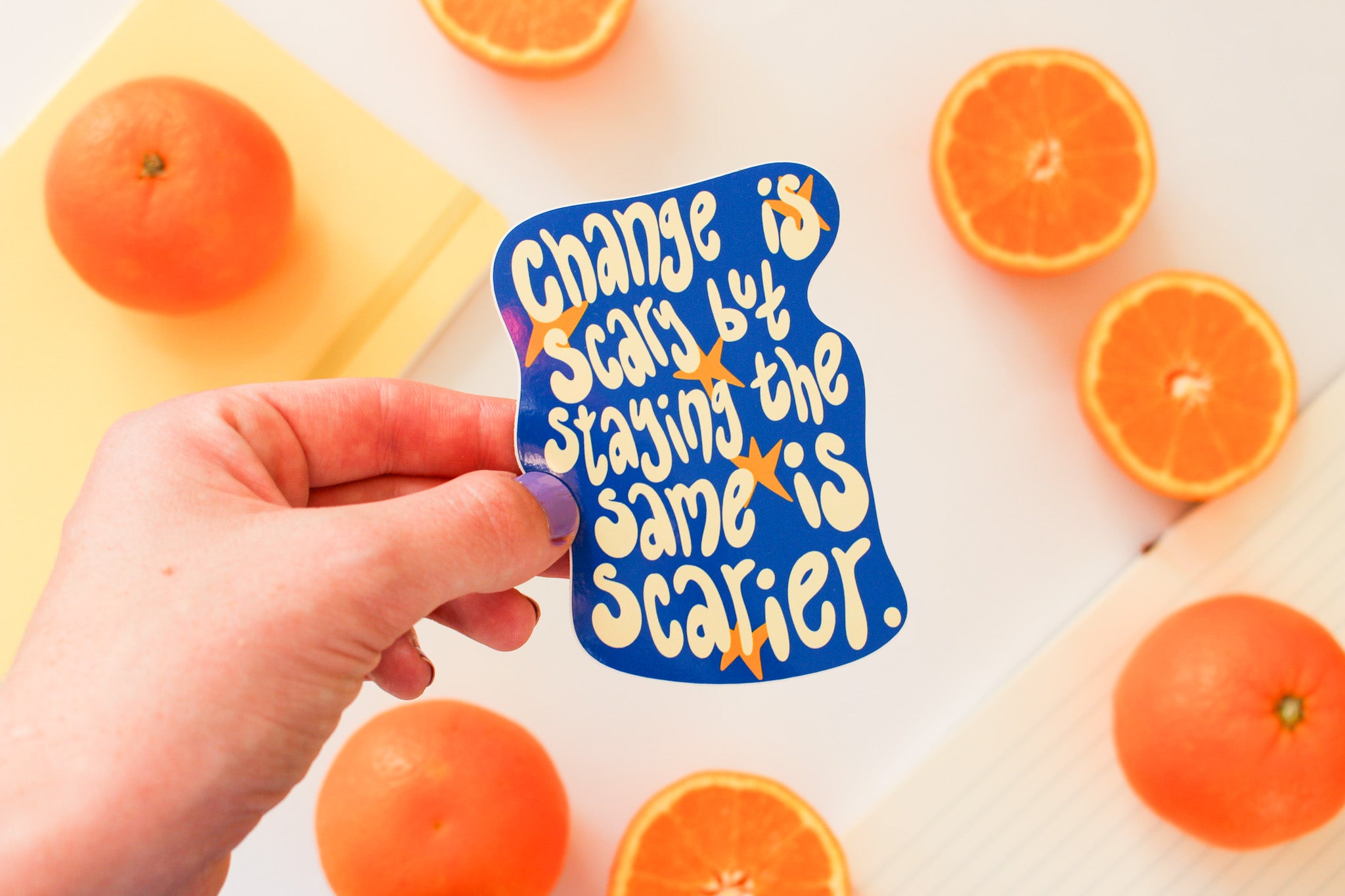 Change is Scary Sticker