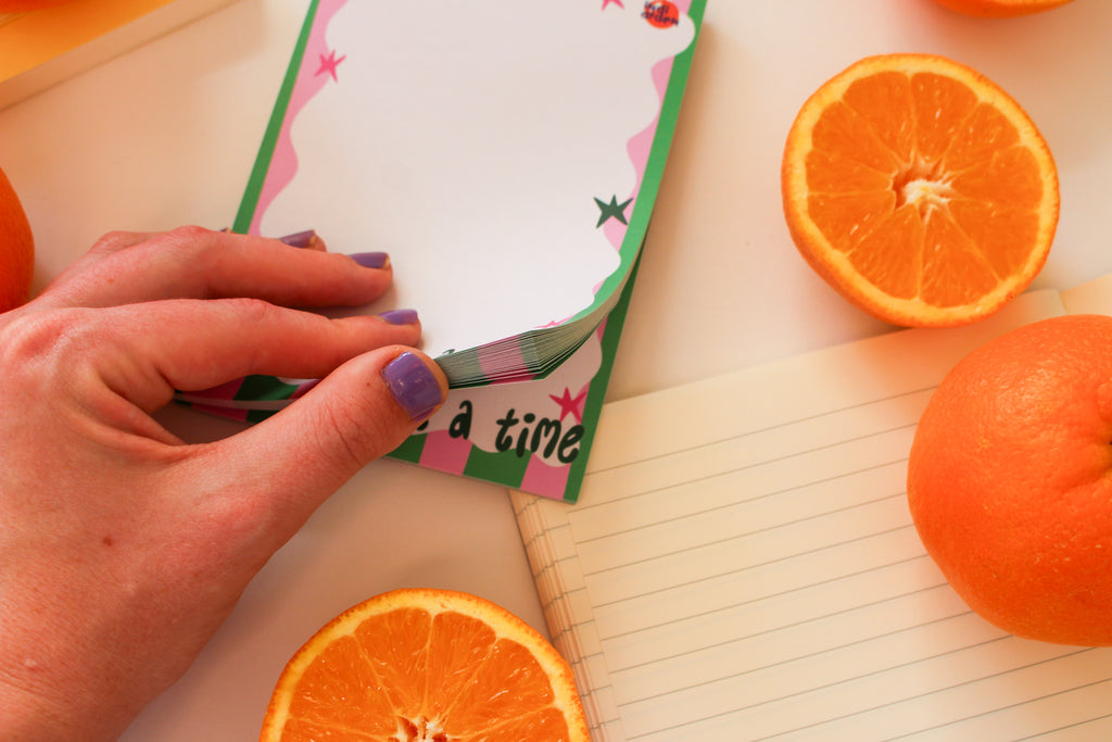 A6 Tear Off Motivational To Do Notepad
