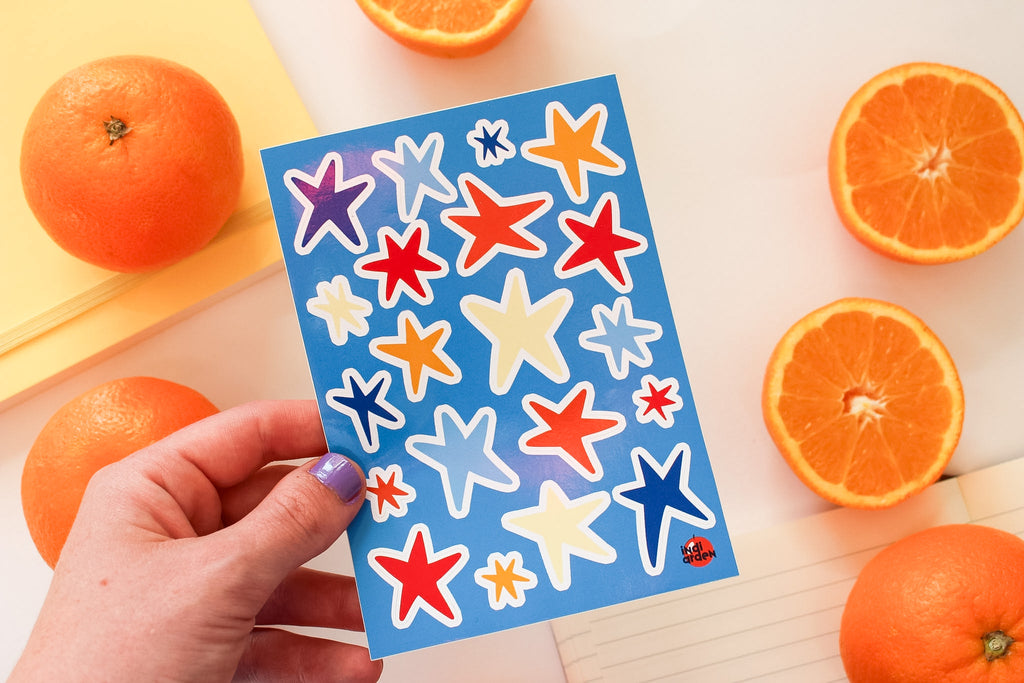 Star Doodle Sticker Sheets