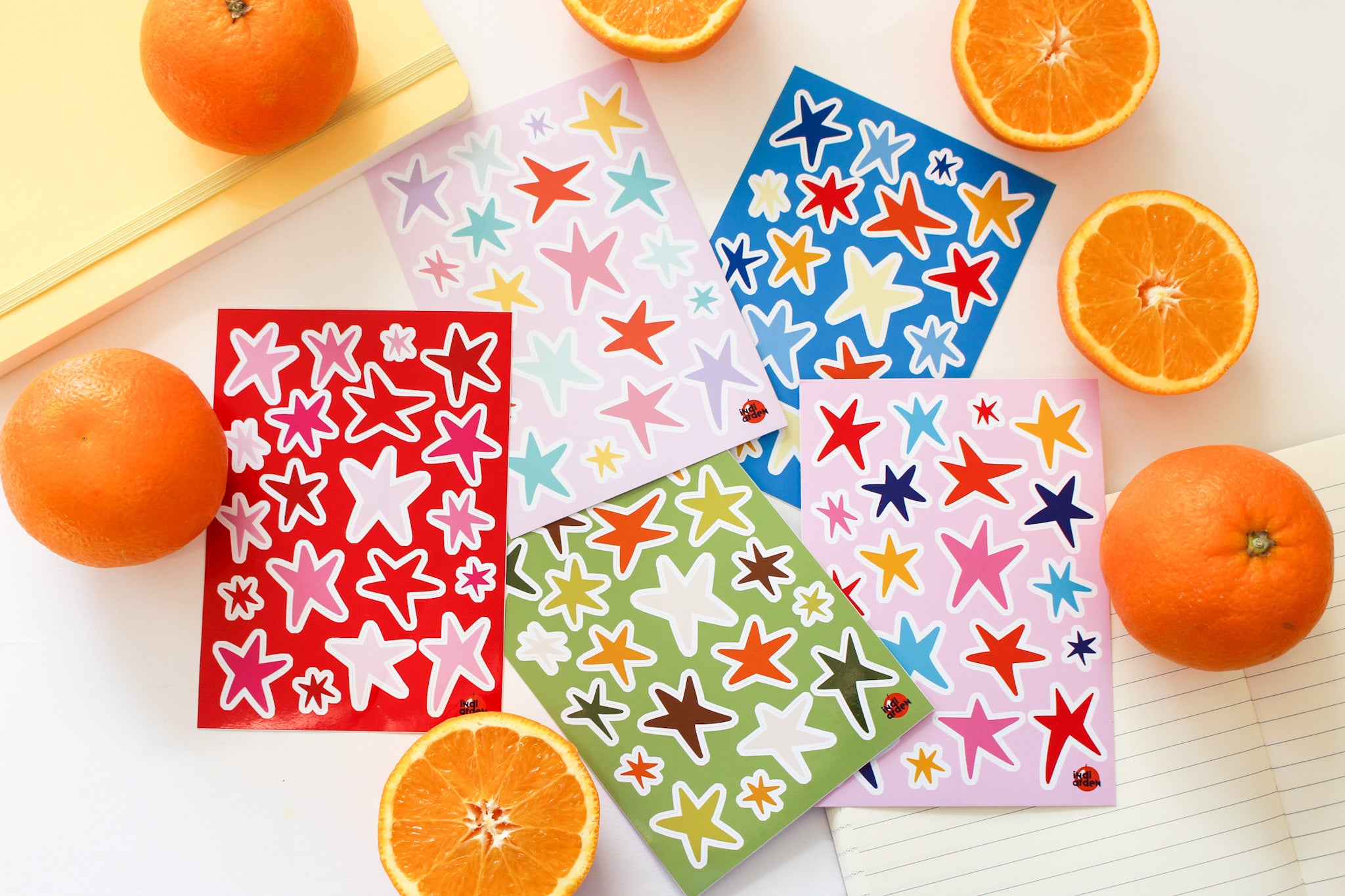 Star Doodle Sticker Sheets
