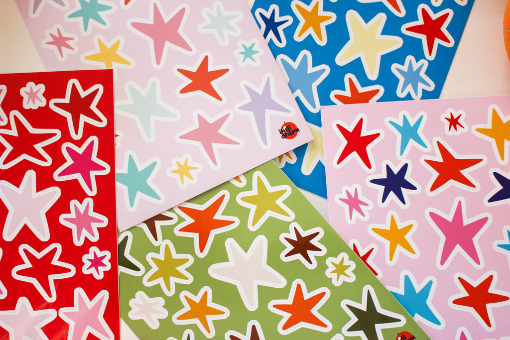 Star Doodle Sticker Sheets