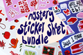 MYSTERY Sticker Sheet Bundle
