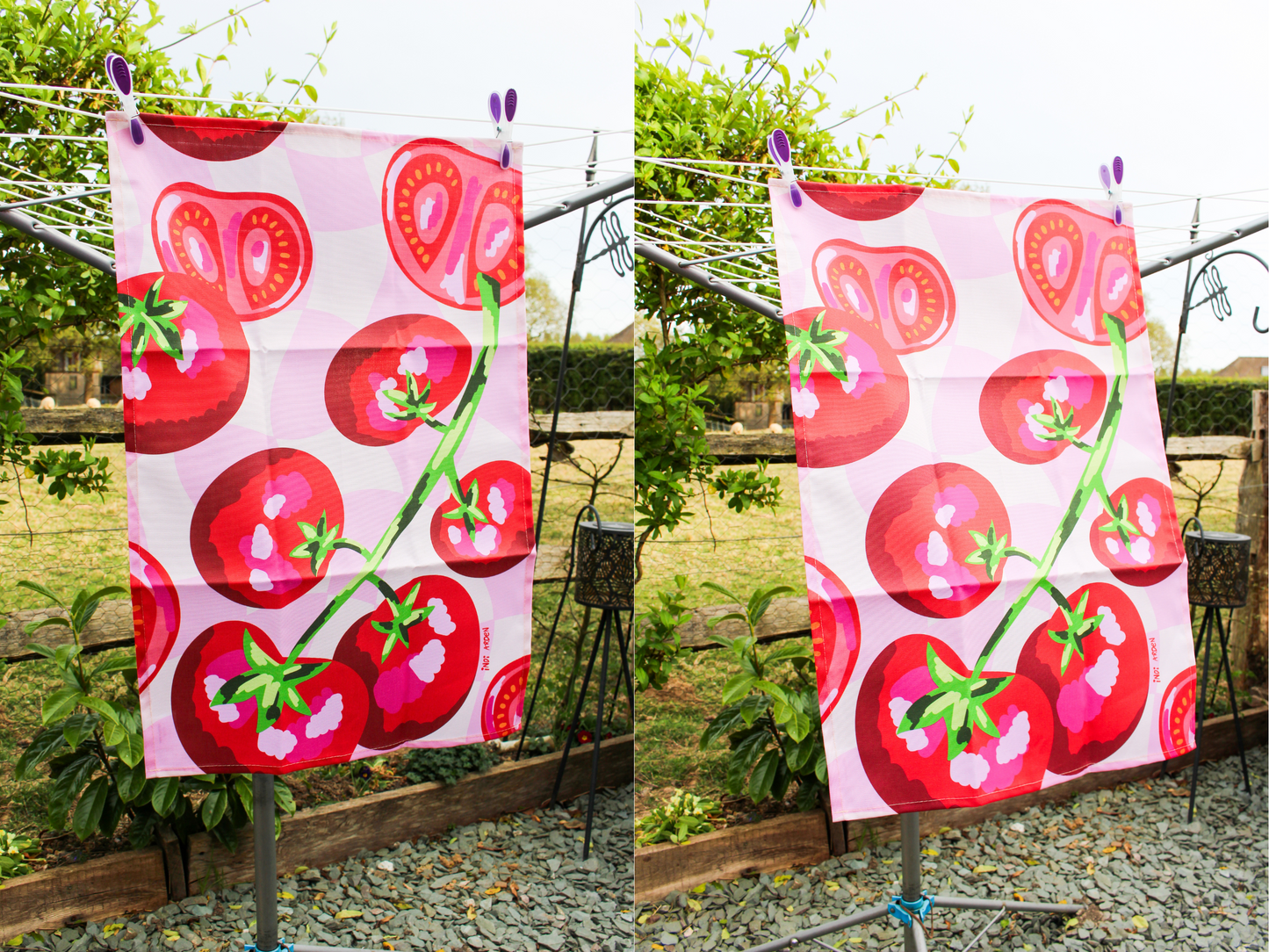 Vine Tomatoes Tea Towel