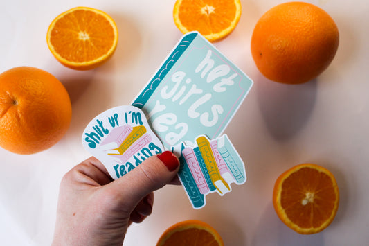 Bookish Stickers set of 3