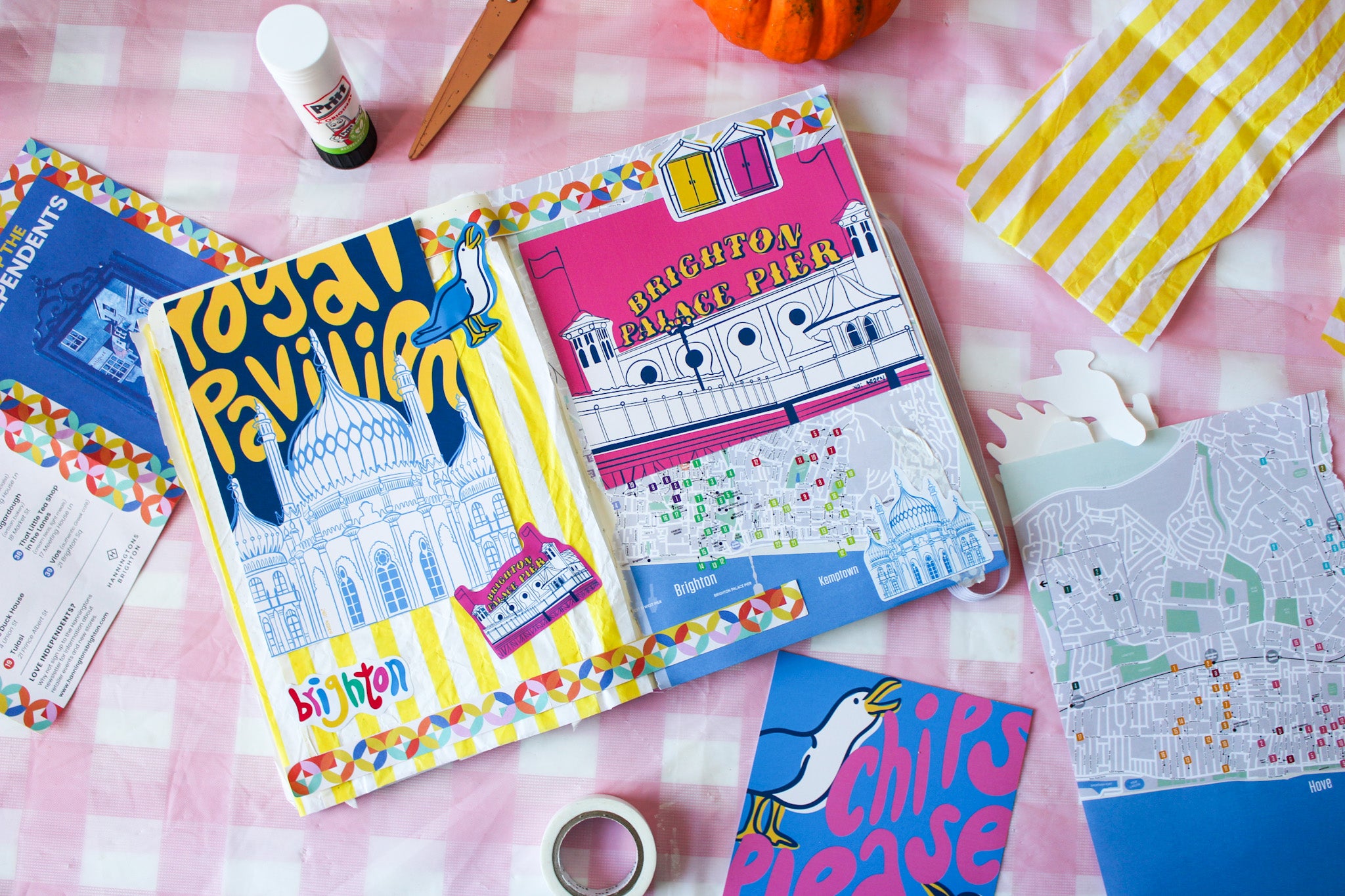 Brighton Stickers set of 5