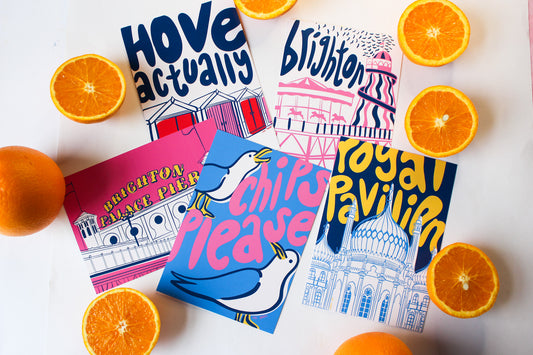 Brighton Illustrated Postcards