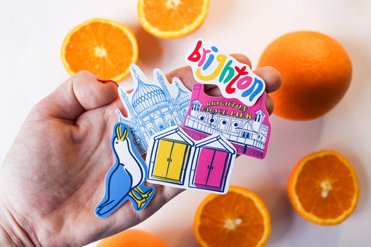 Brighton Stickers set of 5