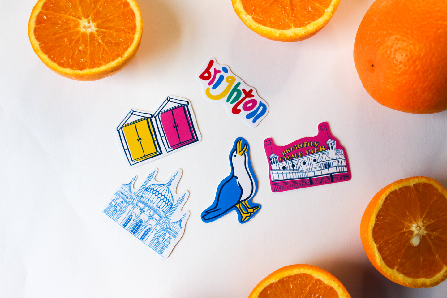 Brighton Stickers set of 5