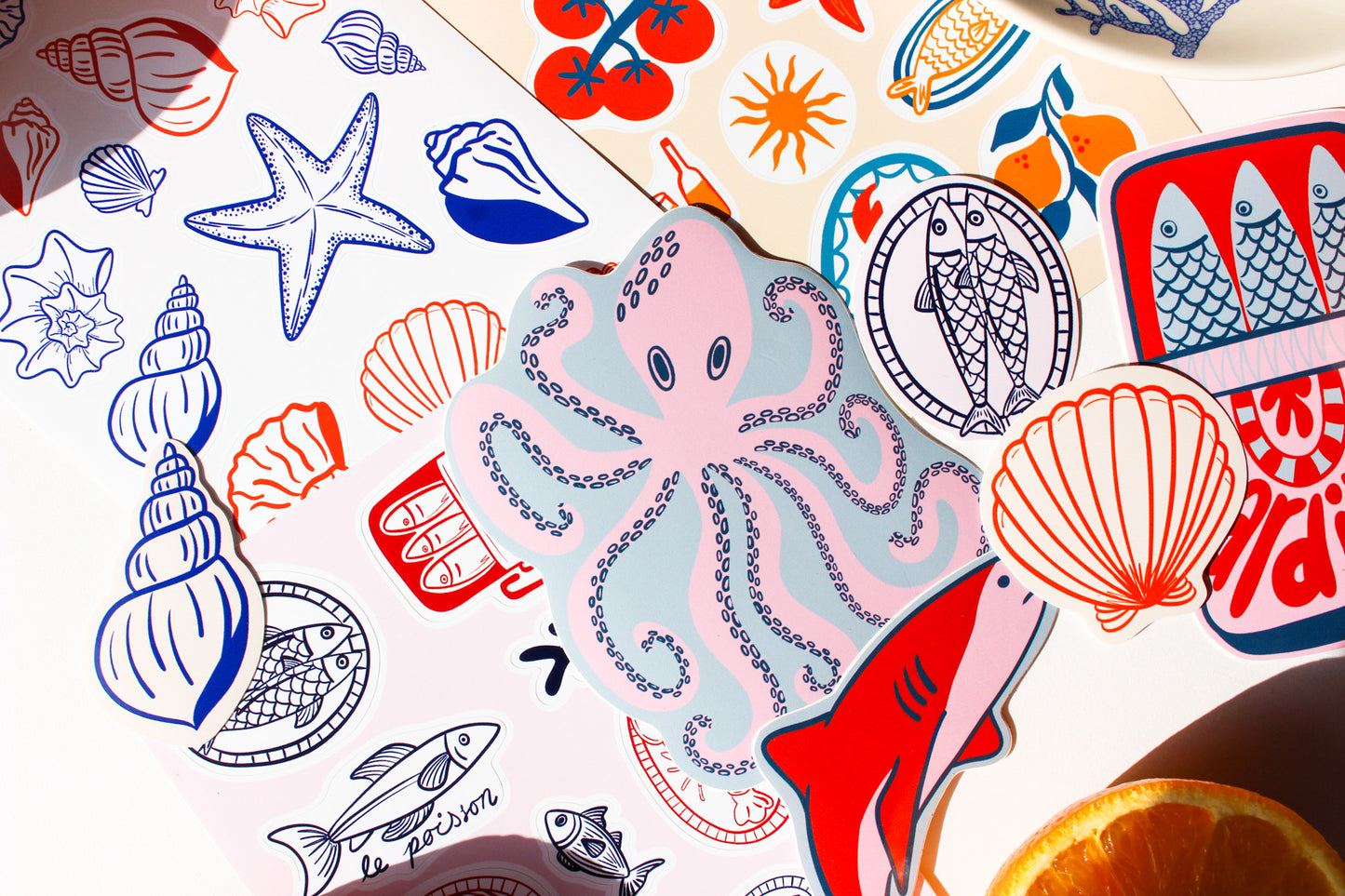Coastal Creatures Sticker Pack
