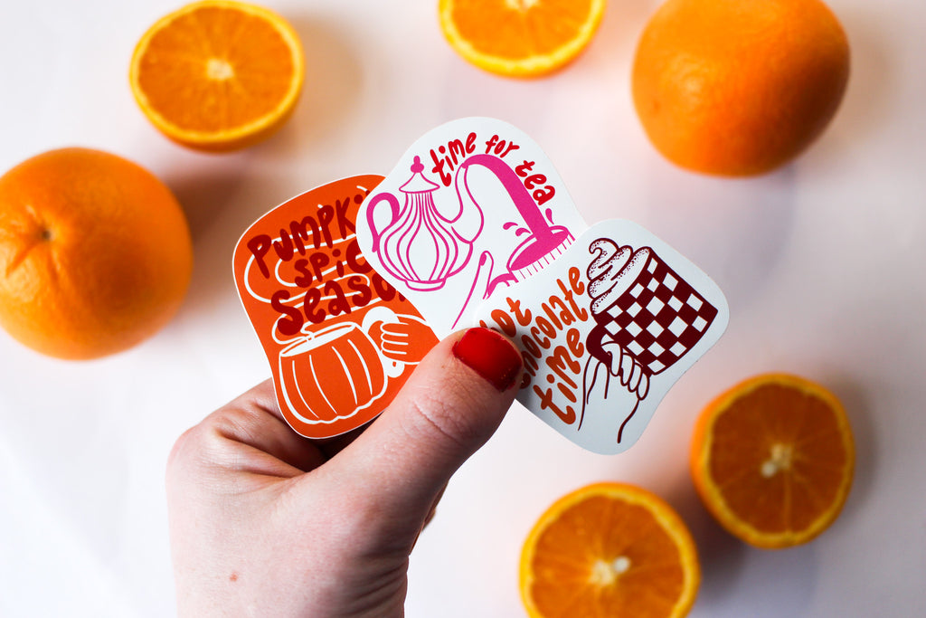 Hot Drinks Stickers