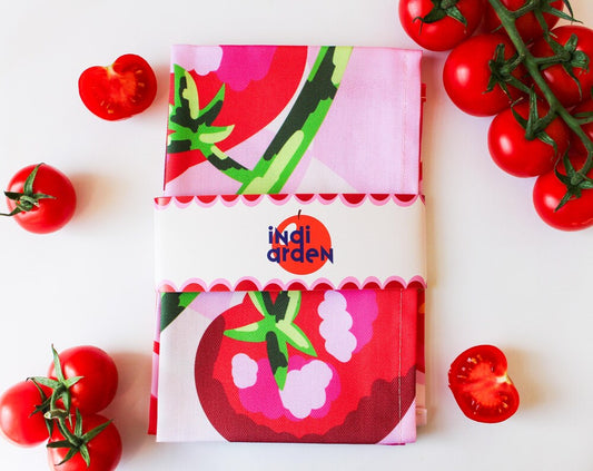 Vine Tomatoes Tea Towel