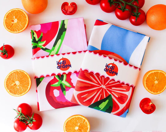 Set of Two Tea Towels