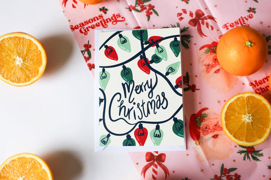 Christmas Lights Card