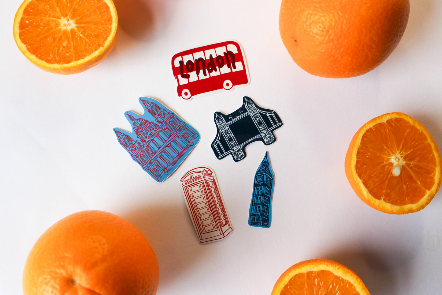 London Stickers Set of 5