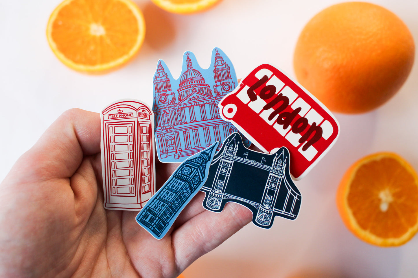 London Stickers Set of 5