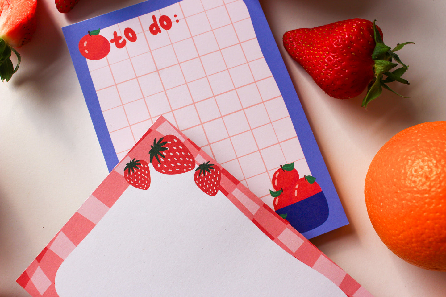 Set of Two Fruit Notepads
