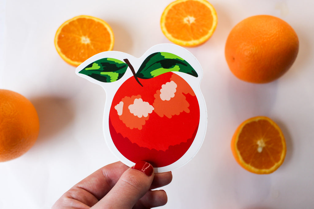 Orange stickers