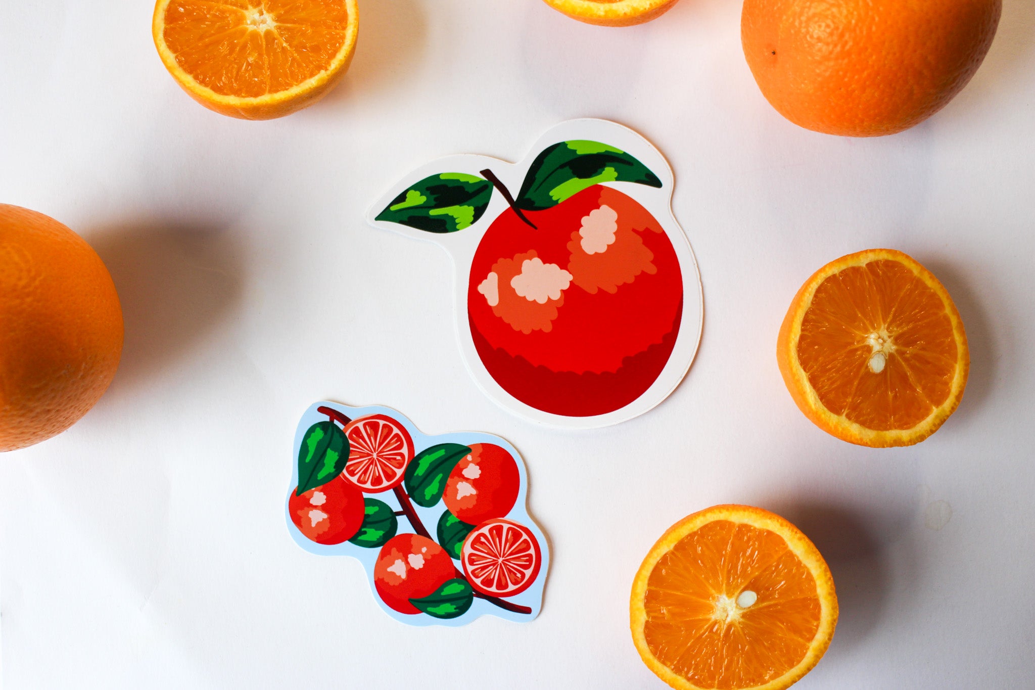 Orange stickers